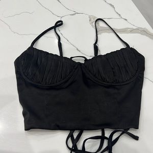 Tiger Top Corset Crop Top